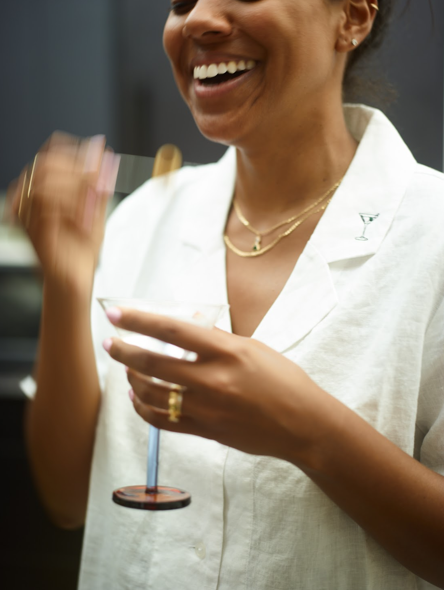 Women's Linen Martini Shirt